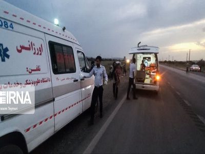تصادف زنجیره‌ای در خوزستان یک کشته و چهار مصدوم به جا گذاشت