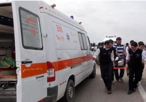 حادثه برای مینی‌بوس کارکنان سازمان آب و برق خوزستان در جاده امامزاده عبدالله صیدون/ ۲ نفر جان باختند