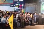 فیلم تجمع مردم اهواز در حمایت از حمله موشکی سپاه