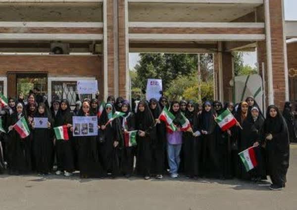 تجمع و حمایت دانشجویان خوزستانی از اعتراضات ضد صهیونیستی در آمریکا