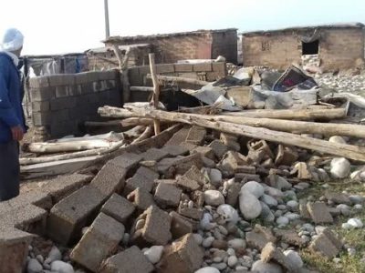 هلال احمر: به بیش از ۱۰۰ نفر از حادثه‌دیدگان طوفان در لالی و اندیمشک امدادرسانی شد