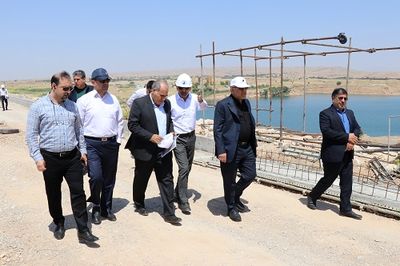 بازدید مدیر عامل سازمان آب و برق خوزستان از سد بالا رود اندیمشک